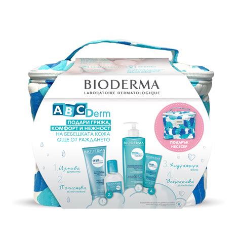 ᐉ БИОДЕРМА ABC DERM К-Т измиващ гел 200 мл + хидратиращо мляко 500 мл ...