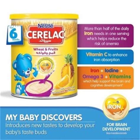 Nestle Cerelac Infant Cereal Wheat Fruits Nextbuy Ae