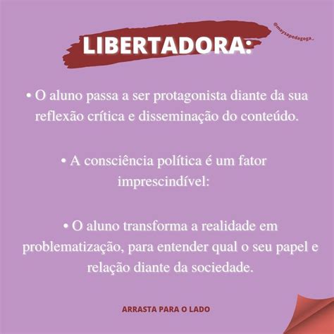 Tendências Pedagógicas Progressistas Libertadora em 2023 Tendencia