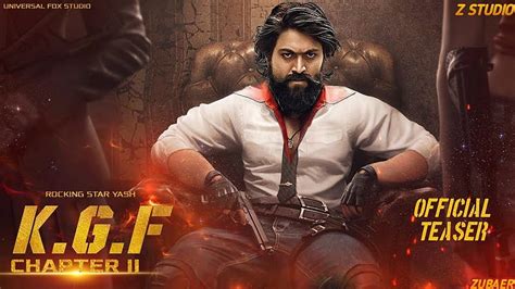 Kgf Chapter 2 Official Hindi Teaser Yash Sanjay Dutt Srindhi Kgf