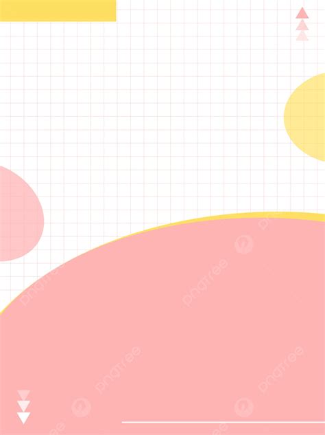 Cartoon Small Fresh Literature And Art Pink Plaid Checkered Background