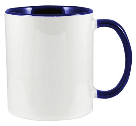 Sublimation Mug Two Tone Cobalt Blue Handle And Inner Case 36 The Magic