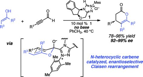 N 杂环卡宾催化的对映选择性克莱森重排journal Of The American Chemical Society X Mol