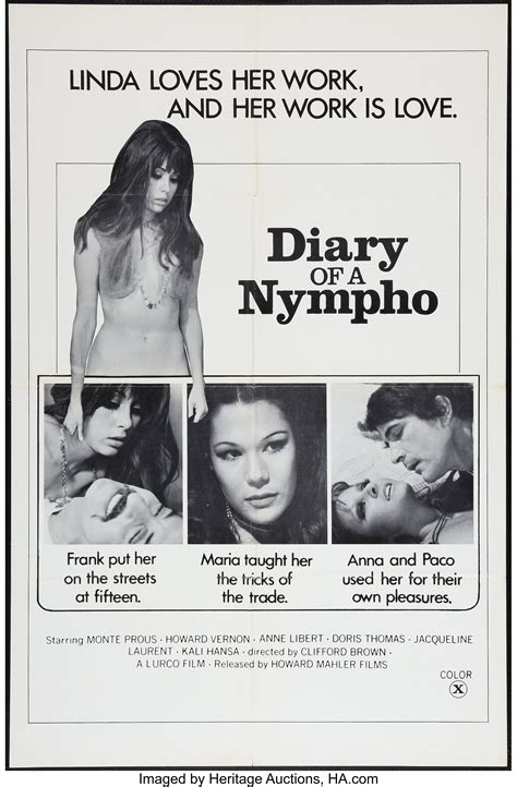Diary of a Nympho Lot (Howard Mahler Films, 1973). One Sheets (2) | Lot
