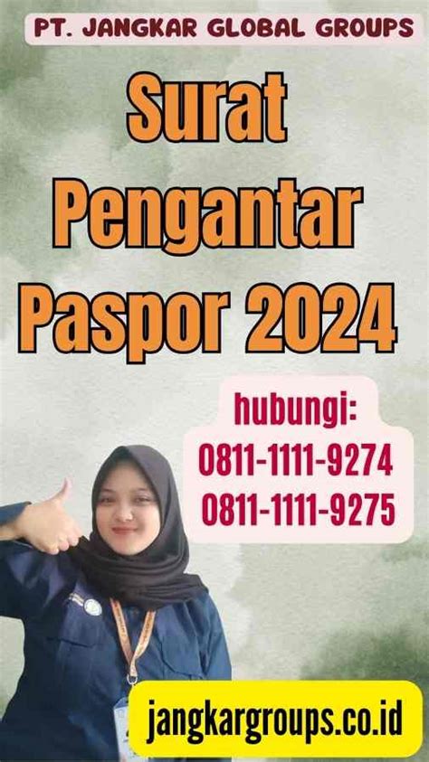 Surat Pengantar Paspor Jangkar Global Groups