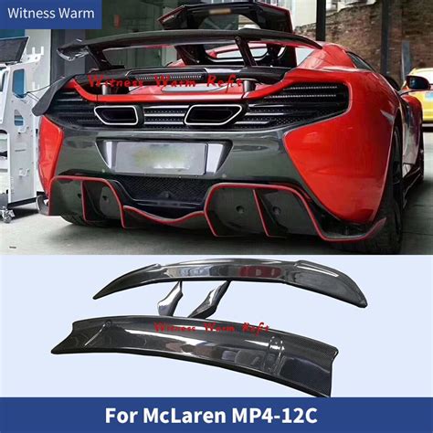 Para Mclaren Mp C S Mc Fibra De Carbono Frp Amortecedor Dianteiro