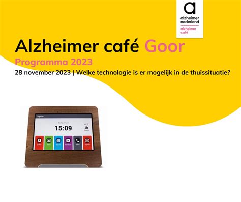 Alzheimer Café in Goor belicht technologische ondersteuning bij