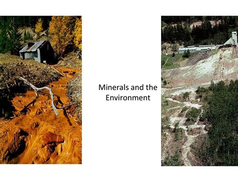 Minerals And The Environment Ppt Download