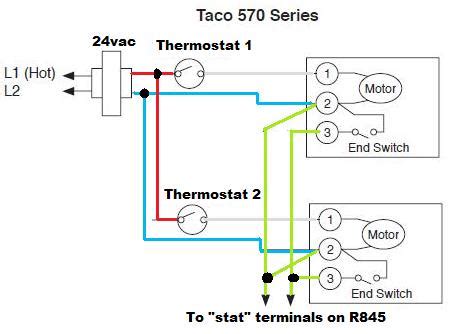 Taco Zone Valve Wiring