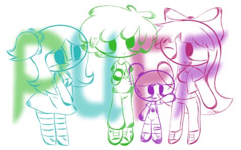 PUFF SIBLINGS (BRIGHT NEON WARNING) by rowdyrightboy on DeviantArt