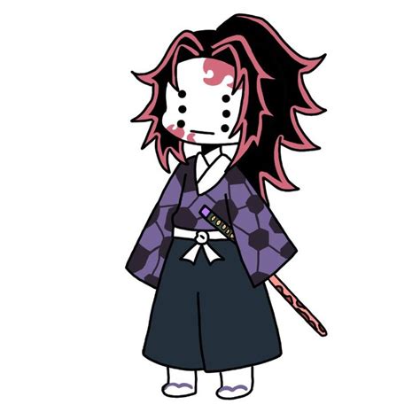 Silly Kokushibou Anime Chibi Demon King Anime Anime Demon