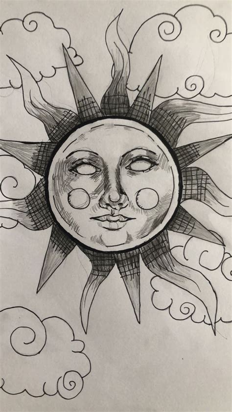 Sun Drawing Drawings Art Art Background Kunst Sketches Performing