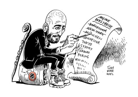 Trainerwechsel Pep Guardiola By Schwarwel Sports Cartoon Toonpool