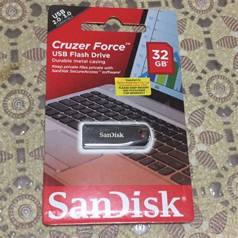 SanDisk Cruzer Force 32GB USB Flash Drive Computers Tech Parts