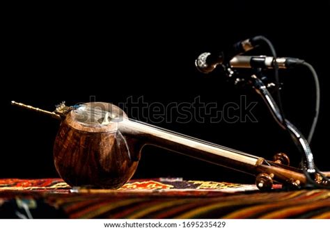 Kamancheh Iranian Bowed String Instrument Used Stock Photo 1695235429