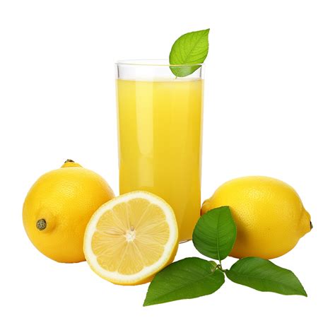 AI generated Fruity lemon juice isolated on transparent background png 36256765 PNG