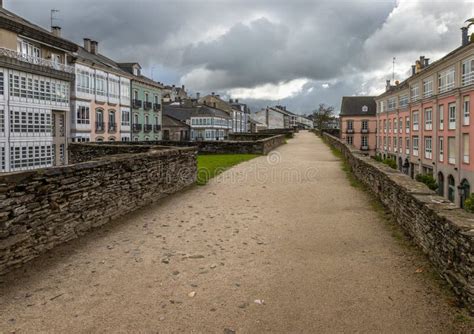 Roman Walls of Lugo in Spain Stock Photo - Image of historic, tour: 274512134