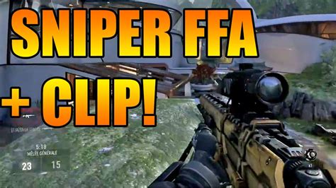 Superbe FFA Au MORS Clip Retreat Advanced Warfare Sniper Gameplay