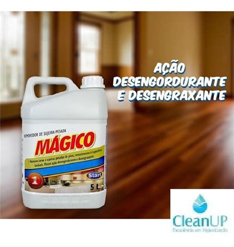 Desengordurante Sujeira Pesada Magico Start 5l Remove Cera