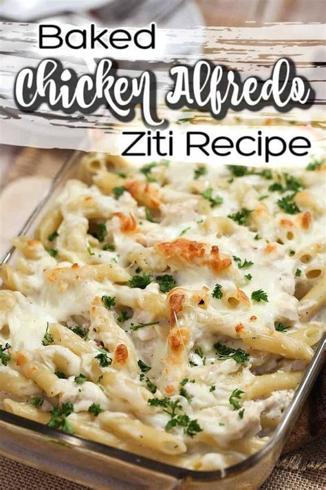 Chicken Alfredo Baked Ziti With Ricotta Bakedfoods