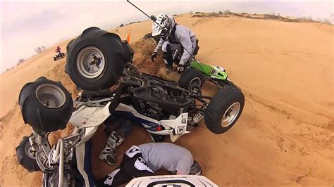 Atv Pile Up At Little Sahara Sand Dunesgopro Youtube