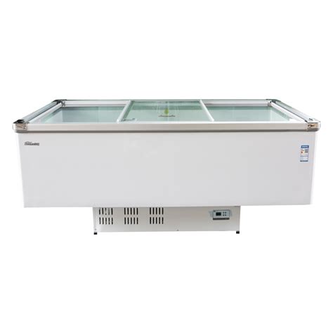 Commercial Supermarket Direct Cooling Island Chest Freezer Hd X