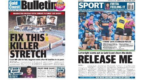 Exclusive First Look At Tomorrows Front And Back Pages Of The Bulletin