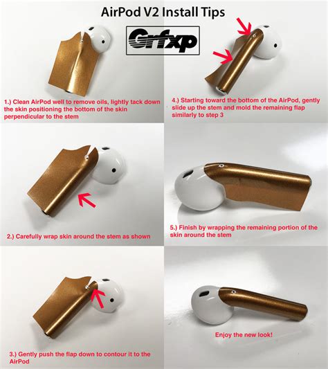 Apple AirPod Skins *Version 2* (Stem & Case Overlay Kit) – Grafixpressions