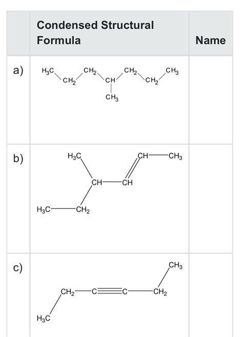 [solved] Condensed Structural Formula Name 3 Ch2 Ch2 Ch3 Clh Ch2 Ch3 Course Hero