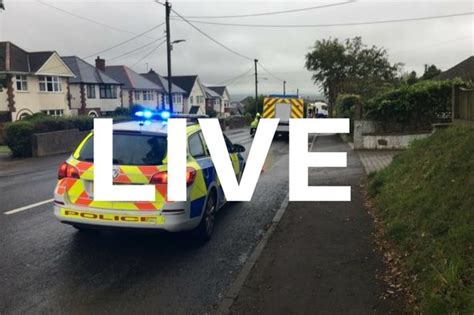 Pictures Show Crash Between A Lorry And A Car In Yeovil Causing Traffic