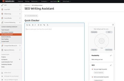 Semrush Seo Writing Assistant Recenzia Webhostingcentrum Sk