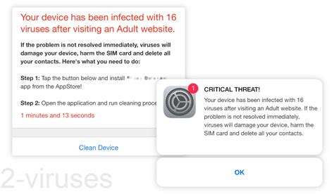 Fake Your Device Has Been Infected With 27 Viruses Alerts How To