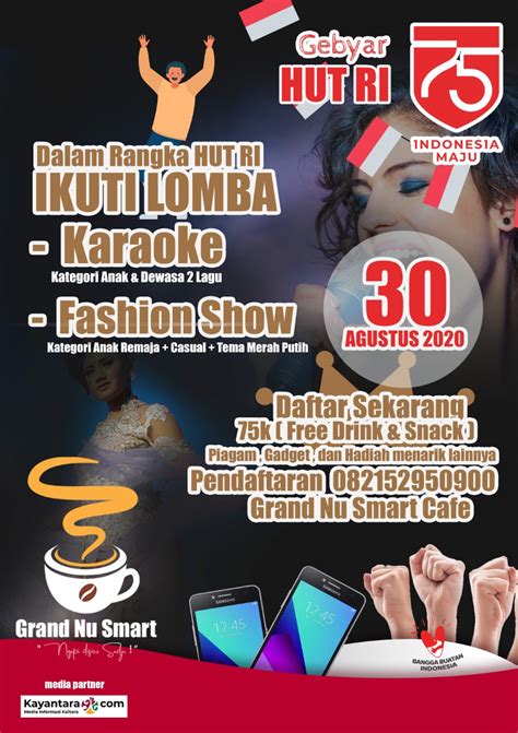 Grand Nu Smart Cafe Akan Gelar Lomba Karaoke Dan Fashion Show Ini