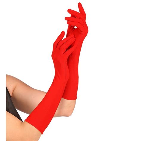 Guantes Rojos Largos