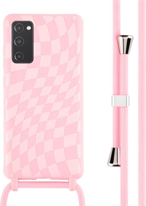 Samsung Galaxy S20 Fe Hoesje Imoshion Siliconen Design Hoesje Met Koord Roze