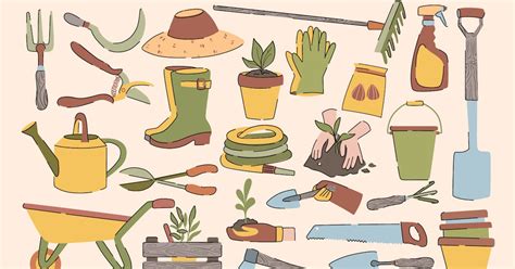 Gardening Tools Vector Illustration, Objects ft. garden & plants ...