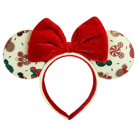 Disney Loungefly Ears - Christmas Mickey and Minnie Cookie Ears