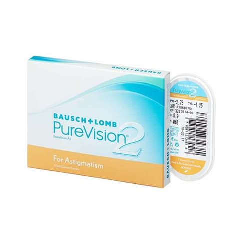 Bausch Lomb PureVision 2 HD for Astigmatism 3 линзы