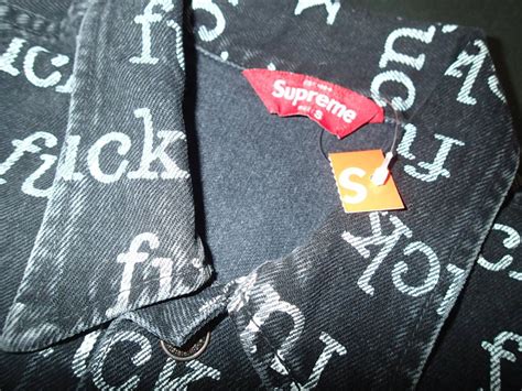 Yahoo Ss Supreme Fuck Denim Jacket Usa