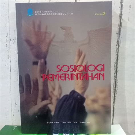 Jual ORIGINAL BUKU SOSIOLOGI PEMERINTAHAN Edisi 2 Karangan By Rina