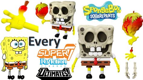 Every Super7 Ultimates And ReAction Figures Spongebob Squarepants