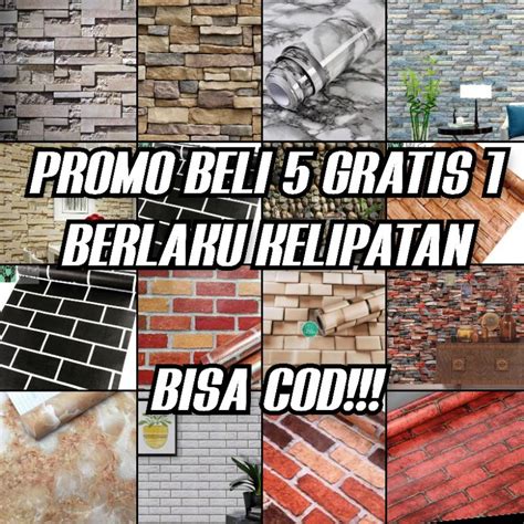 Jual Beli Gratis Terlaris Bisa Cod Wallpaper Sticker Dinding