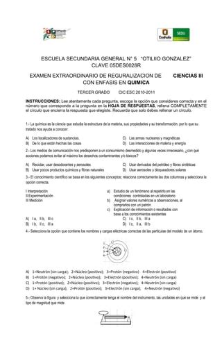 Examen Extraordinario Pdf