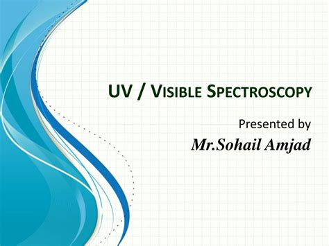 SOLUTION: Uv vis spectroscopy - Studypool