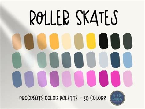 Roller Skates Procreate Color Palette Graphic by ssandcodesigns ...