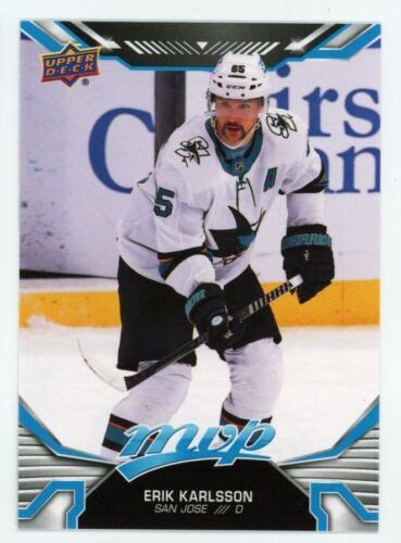 2022 23 Upper Deck MVP 36 Erik Karlsson San Jose Sharks BASE HOCKEY