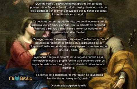 Oración a la Sagrada Familia ¡PODEROSA! | Mi Biblia