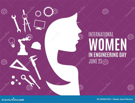 international women  engineering day vector stock vector
