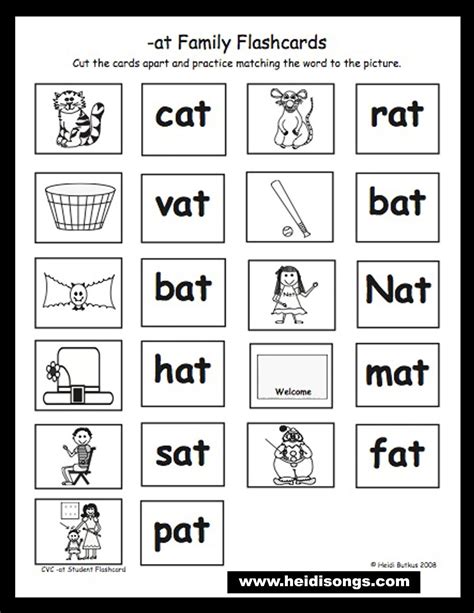 Short A Phonics Worksheets