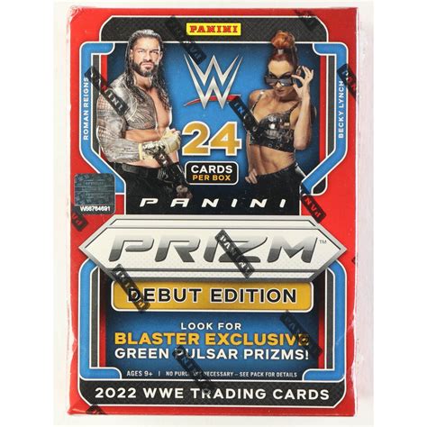 2022 Panini WWE Prizm Wrestling Blaster Box With 6 Packs Pristine